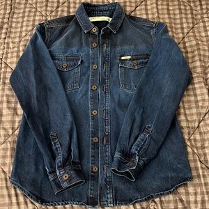 Off-White Denim Shirt Jacket